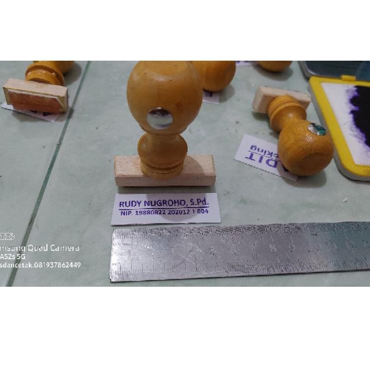 

゛ STEMPEL NAMA DOKTER KAYU / STEMPEL KAYU ↟