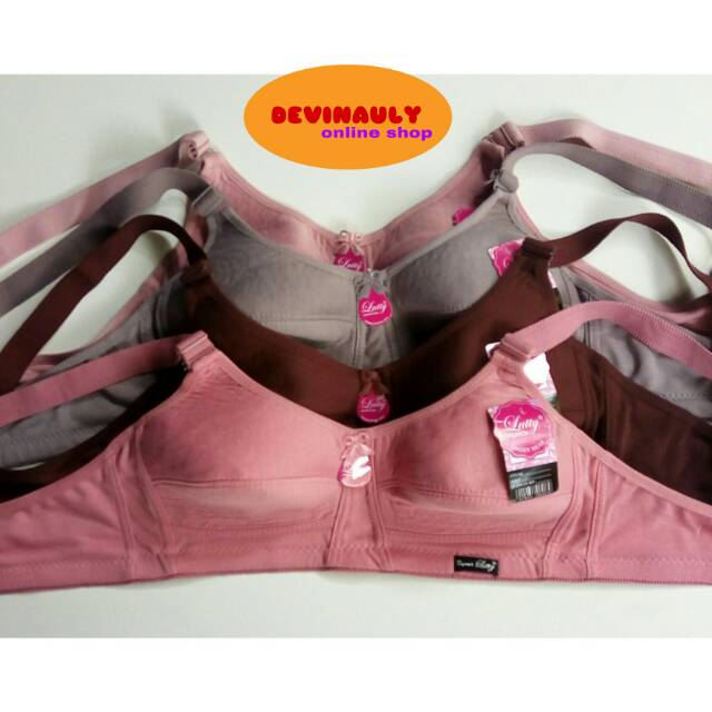 BRA TANPA BUSA BRA TANPA KAWAT LUTTY TALI LEBAR KAIT TIGA