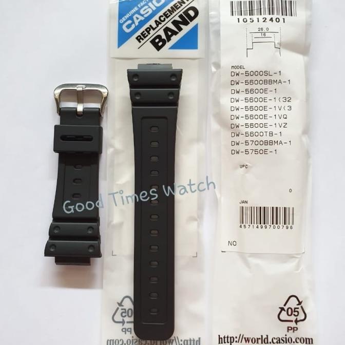Strap G-Shock Dw-5000Sl / Dw-5600E / G-5600 / G-5600E / Casio Original Terbaru