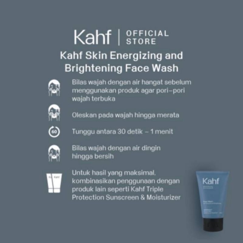 KAHF  SKIN ENERGIZING AND BRIGHTENING FACE WASH (PROMO)