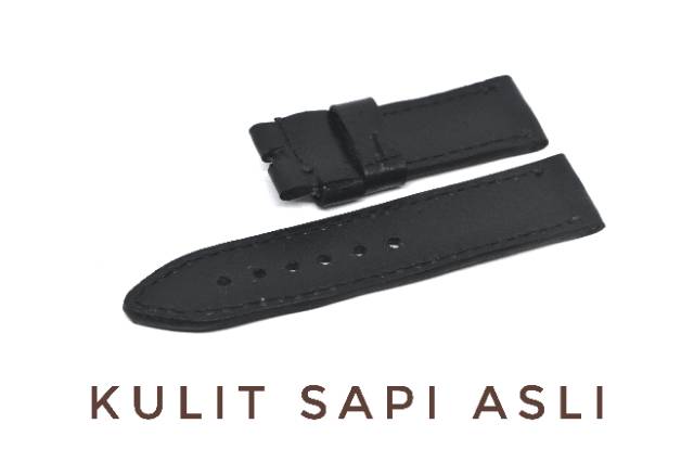 STRAP TALI JAM TANGAN KULIT SAPI ASLI SIZE 24MM