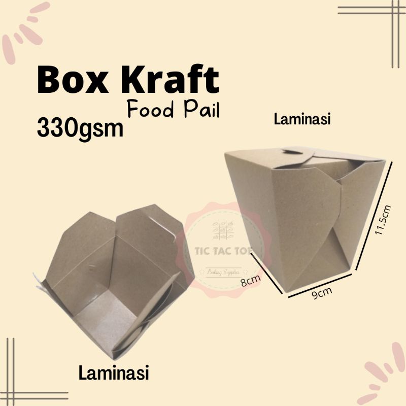 Bok Kraft / Food Pail / Bok Kraft Food Pail / Food Pail Uk. L