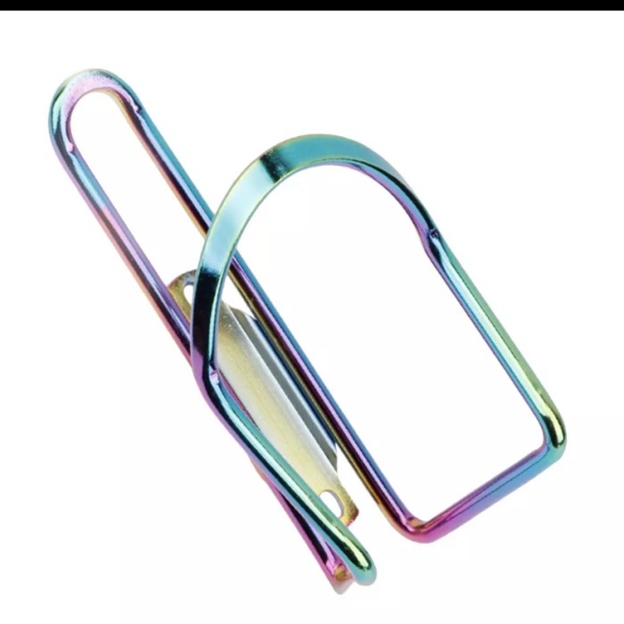 Braket Holder botol air minum Sepeda Rainbow aluminium alloy