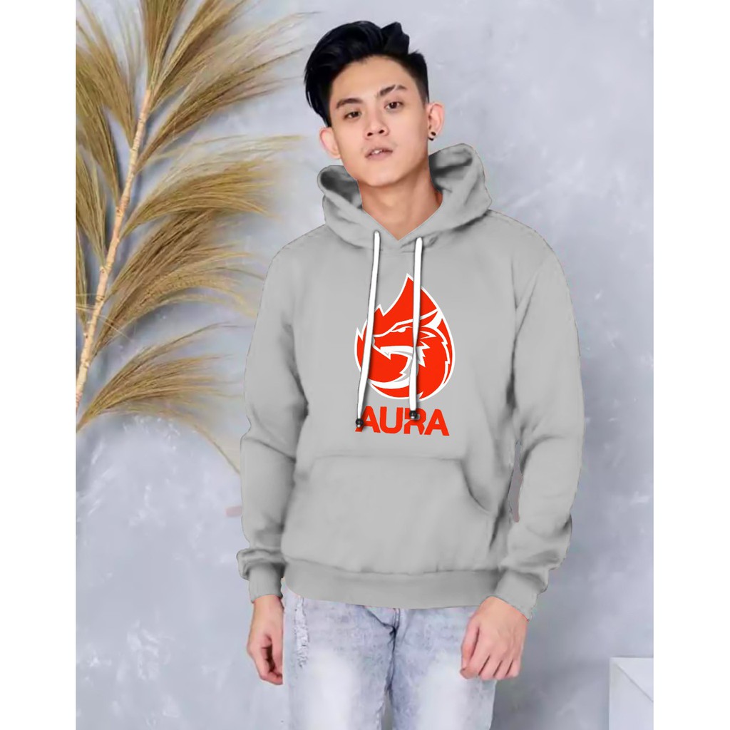 Hoodie Pria / Hodie Pria  / Jaket Pria / Sweater Hoodie Aura Esport Bahan Fleece UK L-XL