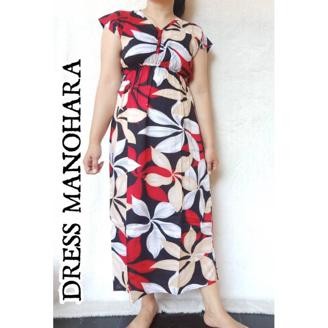 DRESS MANOHARA PANJANG BALI (geser kesamping