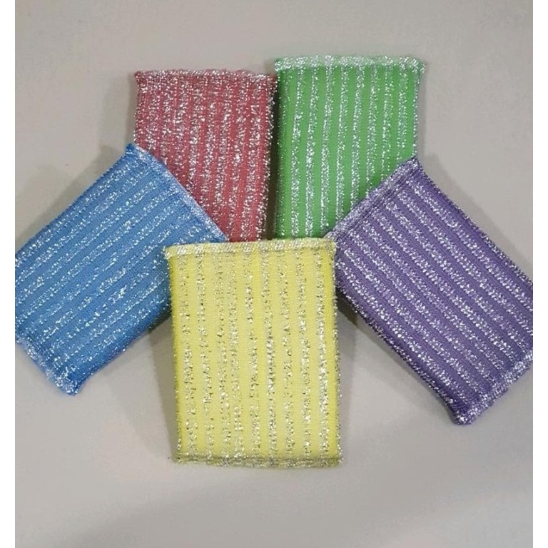 Sponge Cuci Piring bahan metalik Per 1Pc