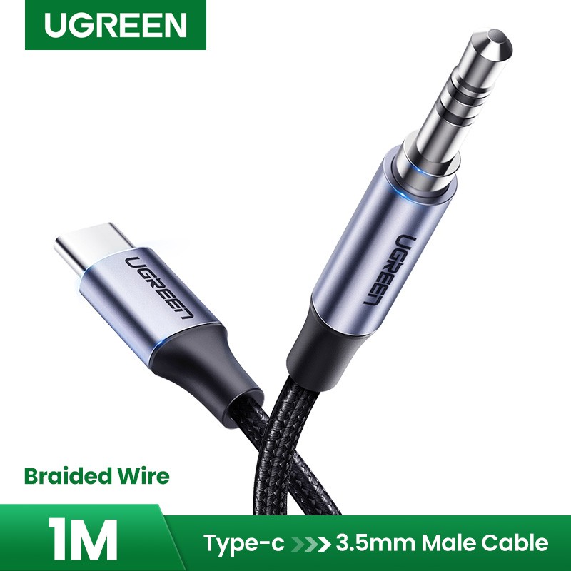 Ugreen Adapter Jack 3.5mm Tipe C USB C to 3.5mm AUX untuk