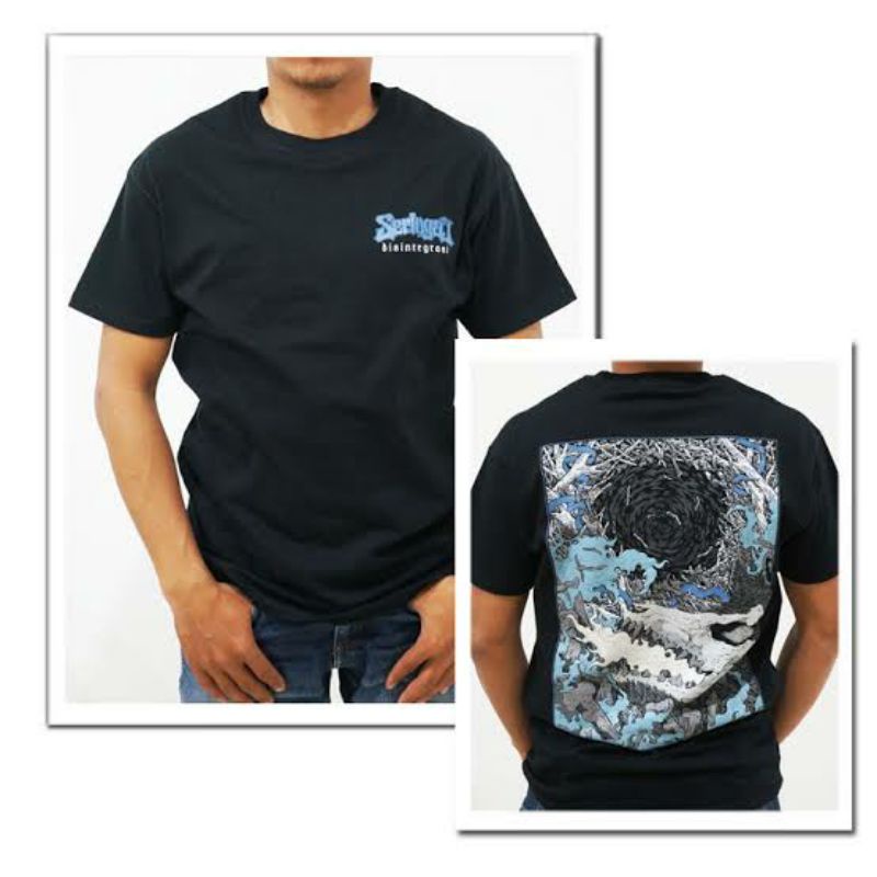 KAOS MERCHANDISE SERINGAI TS DISENTRIGASI BK / SERINGAI / ORIGINAL / MERCHANDISE / BAND