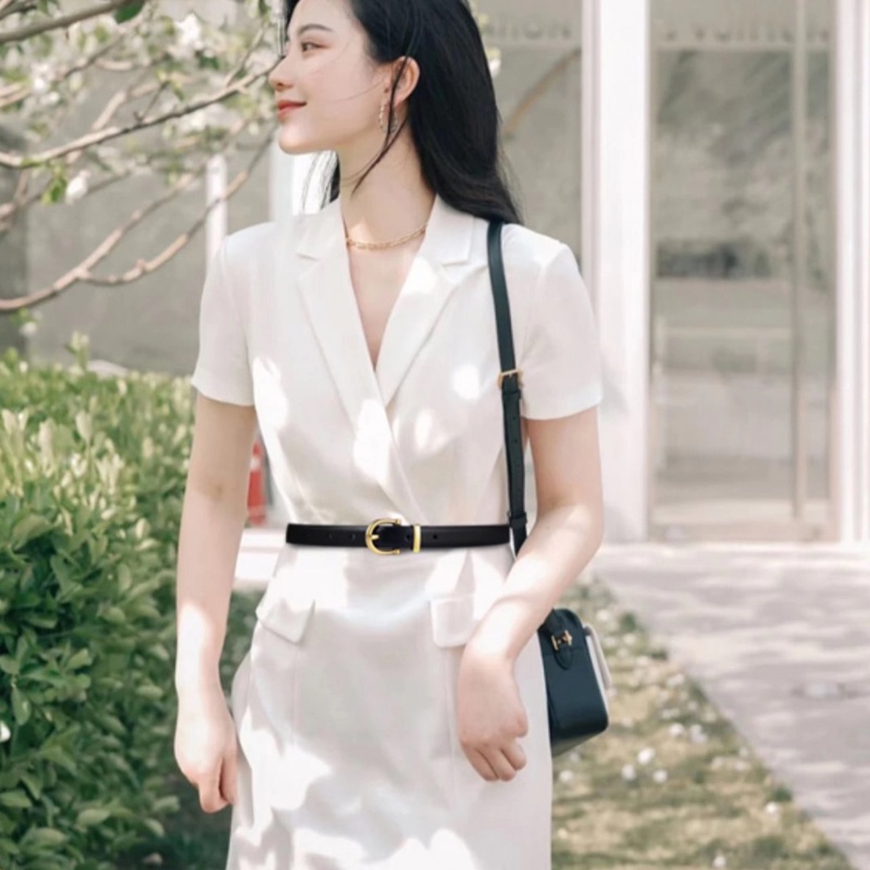 Ikat Pinggang Wanita Casual Bahan Pu Korean Belt Import