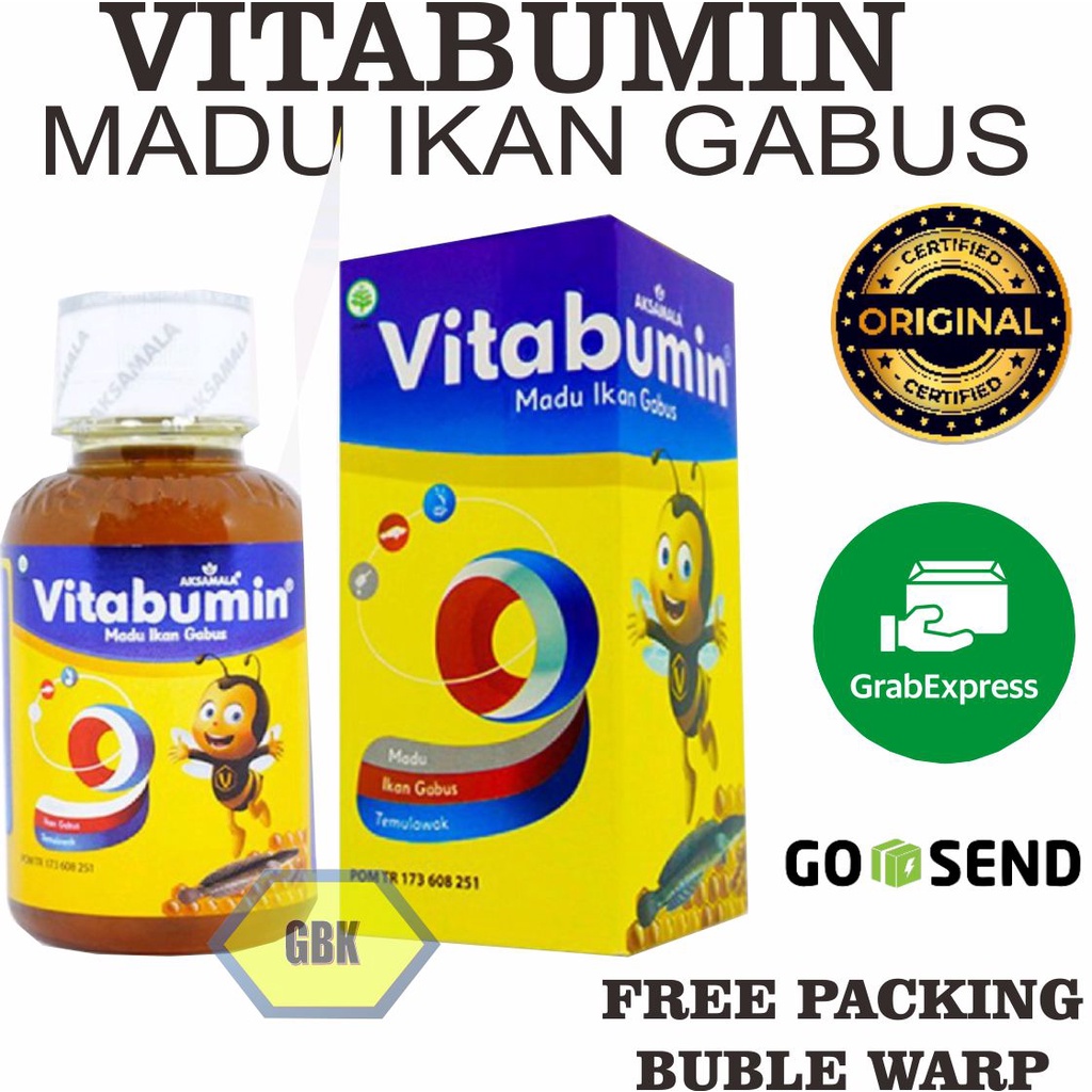 Vitabumin Madu 130ml Nutrisi Tumbuh Kembang Penambah Nafsu Makan Anak