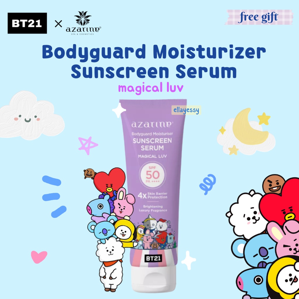 azarine x BT21 body guard mouisturizer sunscreen serum(100ml)