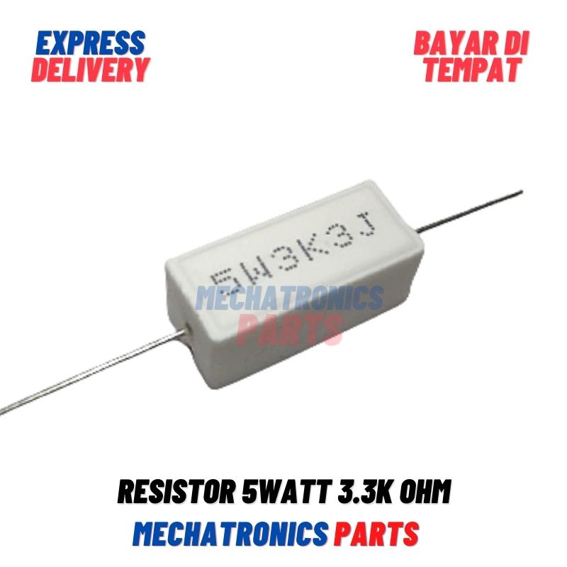 [PAS-9312] RESISTOR 5WATT 3.3K