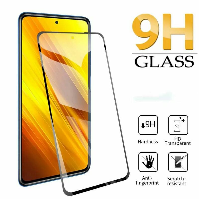 TEMPERED GLASS 9H SCREEN PROTECTOR FULL COVER XIAOMI POCO X3 X3 PRO NFC ANTI GORES KACA BEST QUALITY