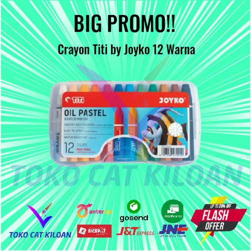 

Crayon Titi by Joyko 12 warna termurah