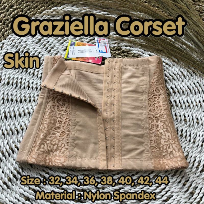 Graziella Corset by Fiori | Pelangsing tubuh | korset | Dalaman Kebaya