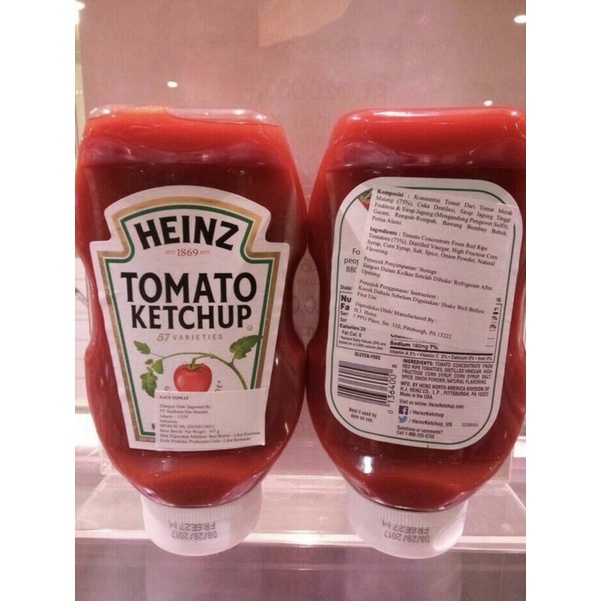 

Heinz tomato ketchup sauce saus tomat bumbu condiment 397gr