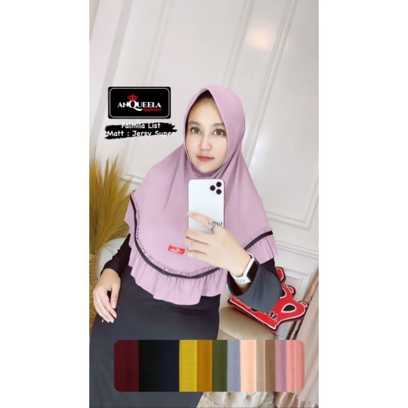 ANQUEELA | Khimar FALMILA LIST jerseysuper