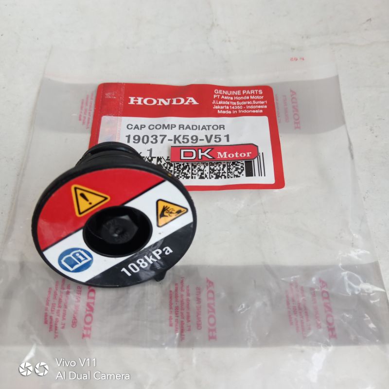 TUTUP AIR RADIATOR VARIO 125 150 FI LED TUTUP TENGKI RADIATOR K59