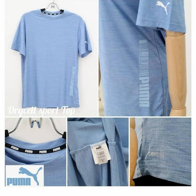 BISA COD baju kaos drycell pria olahraga puma original