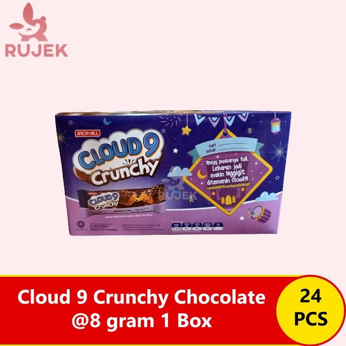 

Sereal Bar Cloud 9 Crunchy Rasa Cokelat