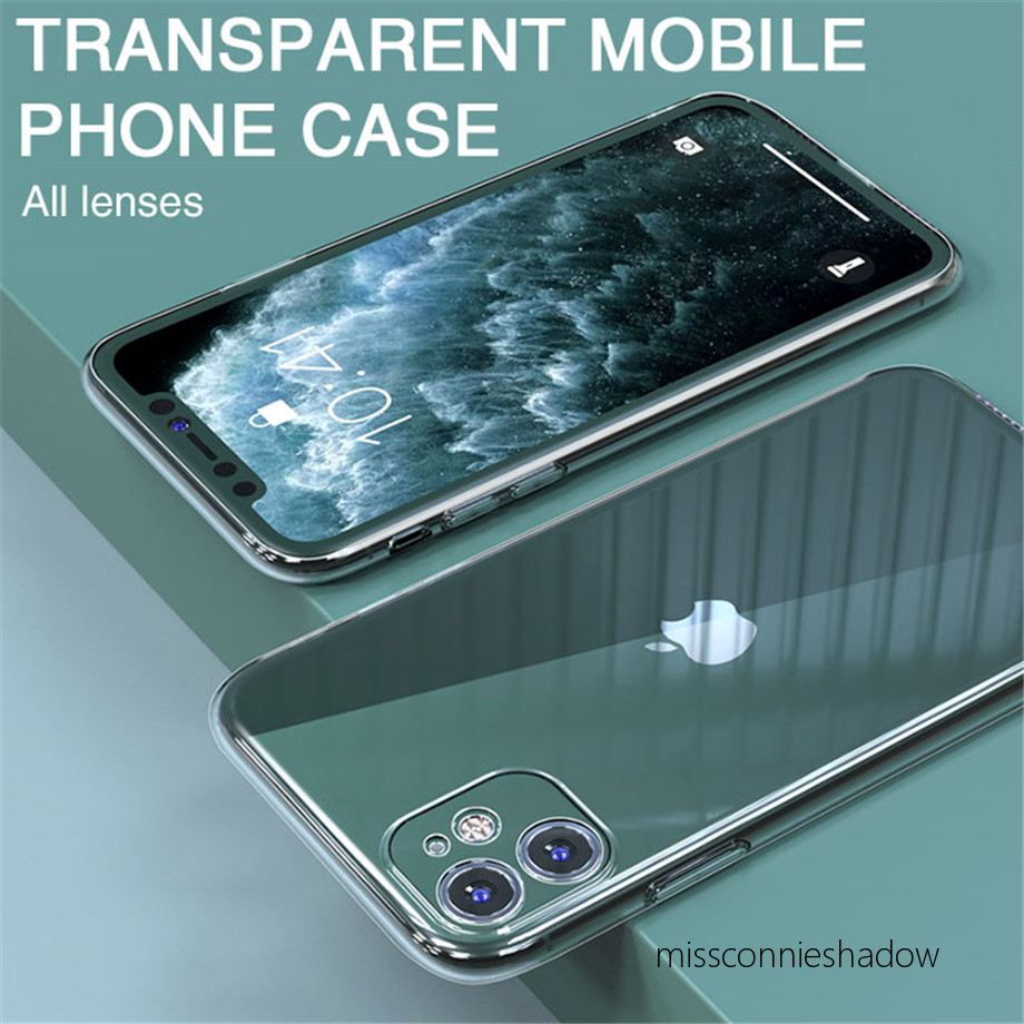 Soft Case Transparan Shockproof Cover Oppo Reno5 A53 2020 Reno4 A9 A5 2020 A11 A52 A92 A72 A31 A33 2020 A12E A11K A7 A12 A11K A5S A3S F9Pro F9