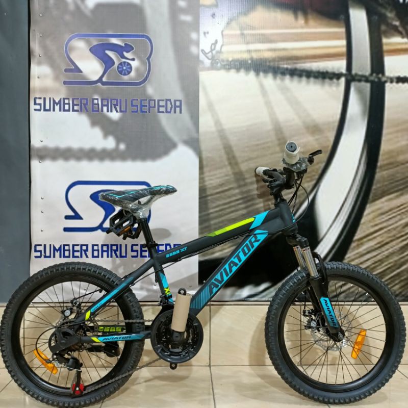 Sepeda Gunung MTB Aviator 2689 XT 20 Inch Free Jalu Dan Holder