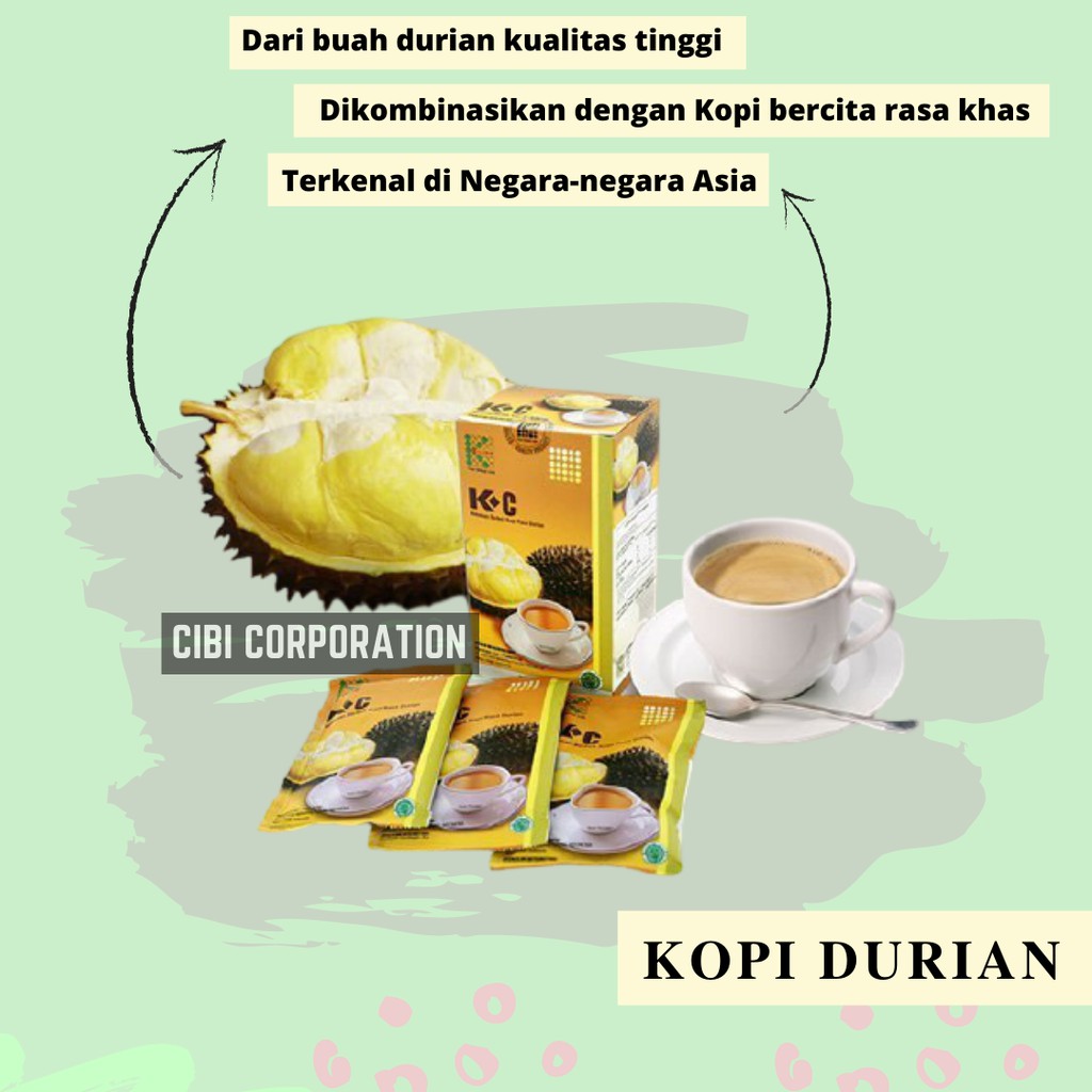 

Kopi Durian Kesehatan K-Coffee Durian