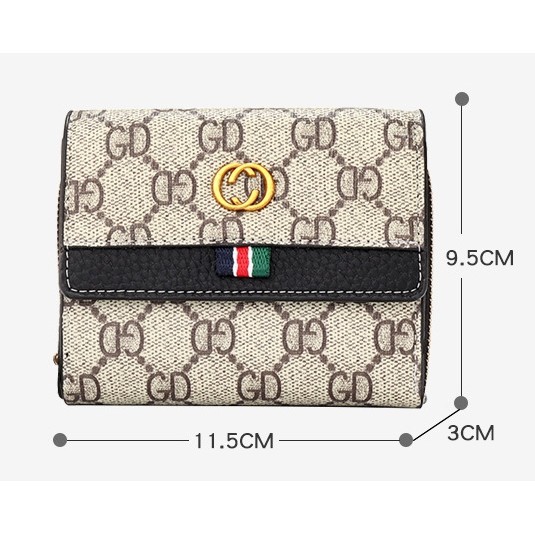 DOMPET LIPAT WANITA KECIL KALIMA KULIT IMPORT BATAM KOREA BRANDED MURAH CEWEK MINI SLOT KARTU PENDEK