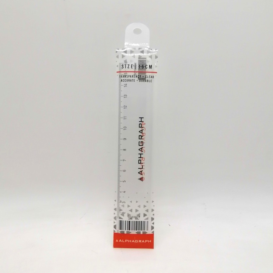 

Penggaris Plastic Alpha 16cm