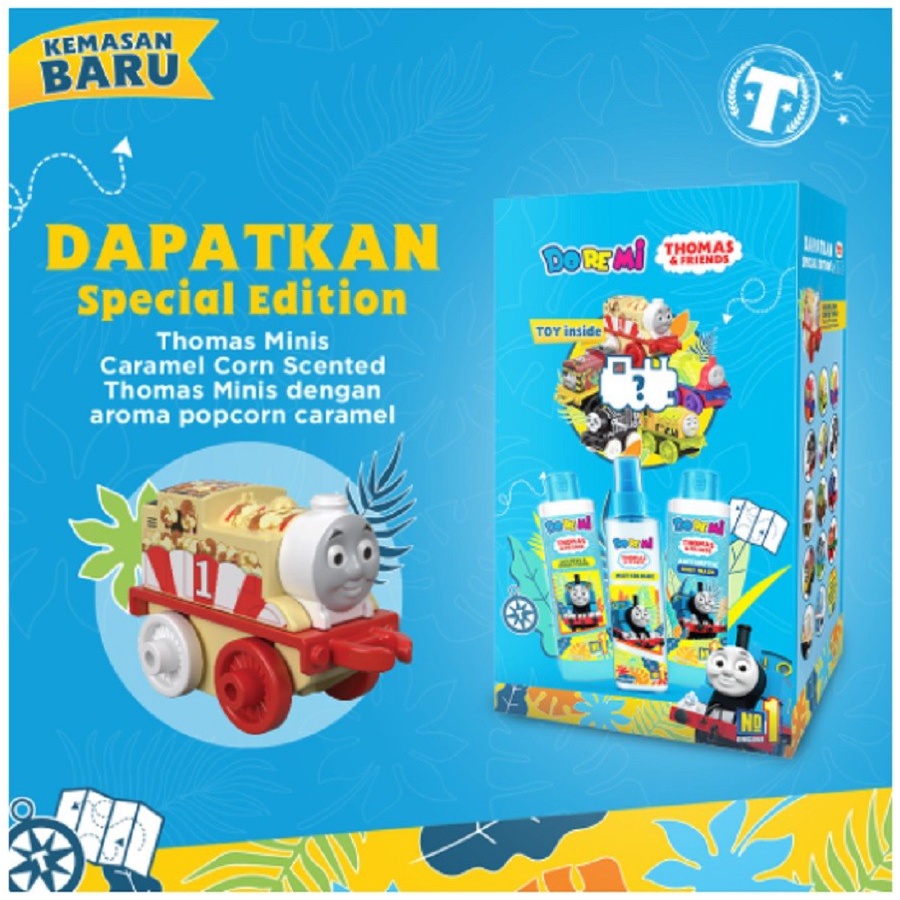 Doremi Thomas &amp; Friends Minis Edition Shampoo, Body Wash, Cologne Anak paket hemat