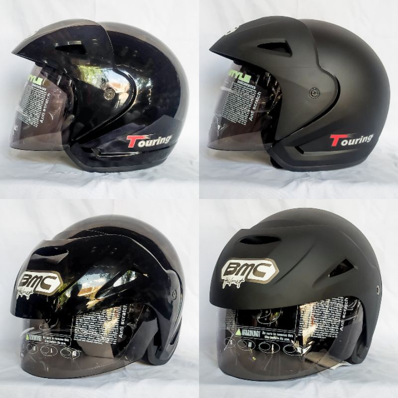 Helm Bmc Touring Polos Solid SNI Original