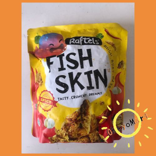 Raftels Fisk Skin/ Snack Kulit Ikan/ Spicy Fish Skin 75g