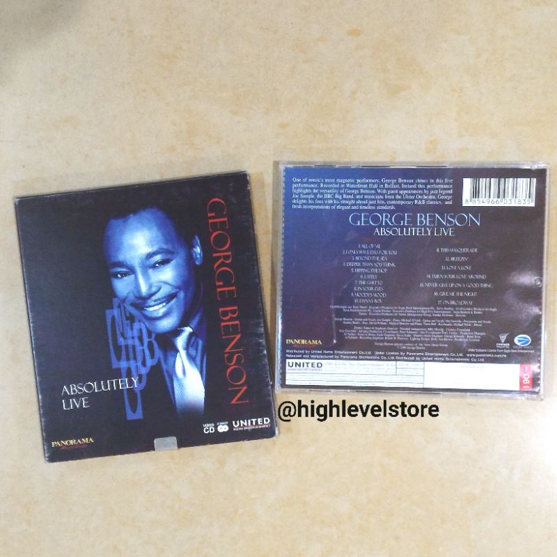 VCD Live Concert - GEORGE BENSON (Import & Original) 2 disc