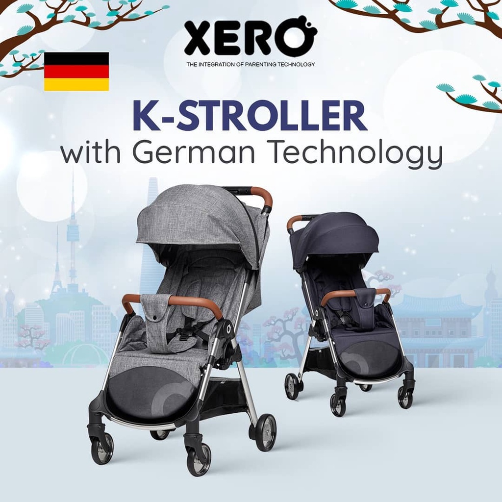 Xero Stroller Auto Fold Cabin Size
