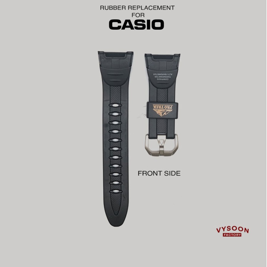 Strap Tali Rubber Karet Casio Original Pengganti PRG-50 PRG50 PRG 50