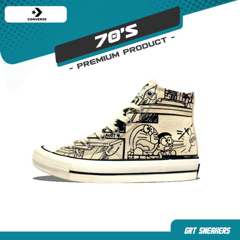 CONVERSE CHUCK TAILOR 70'S HIGH CREAM X DORAEMON PREMIUM