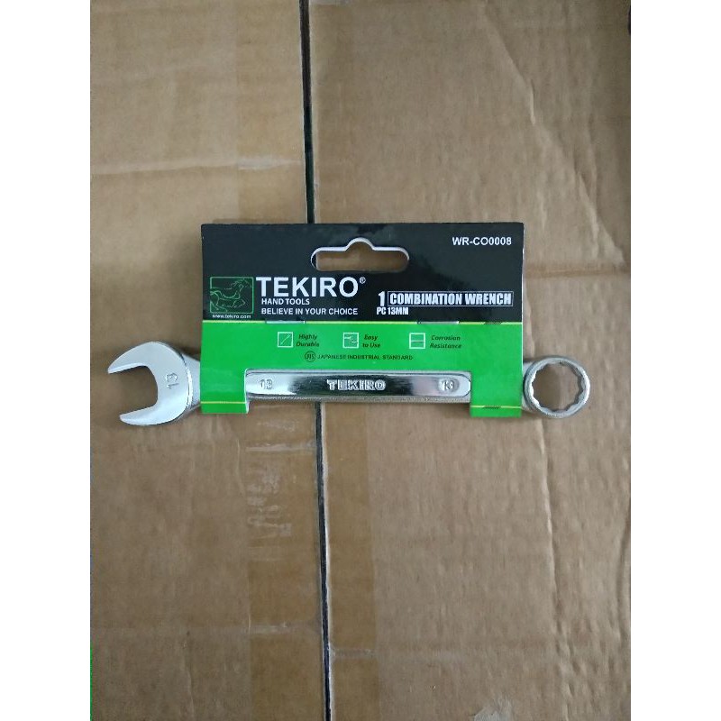 Tekiro Kunci Ring Pas 13mm / Kunci Kombinasi 13mm Tekiro Japan Standart