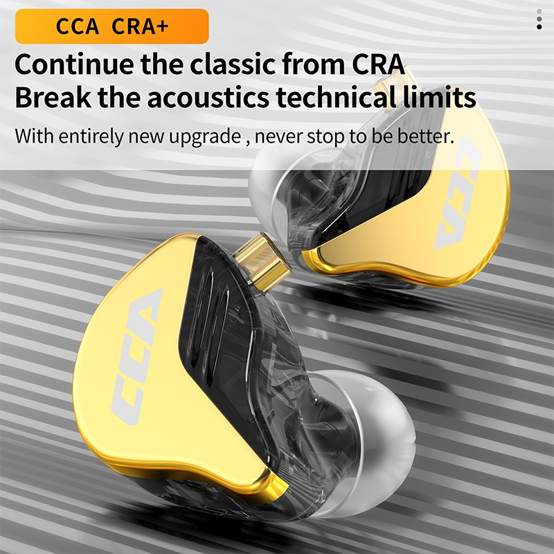 CCA CRA CCA CRA PLUS High Polymer Diaphragm Monitor In Ear Monitor WITH MIC