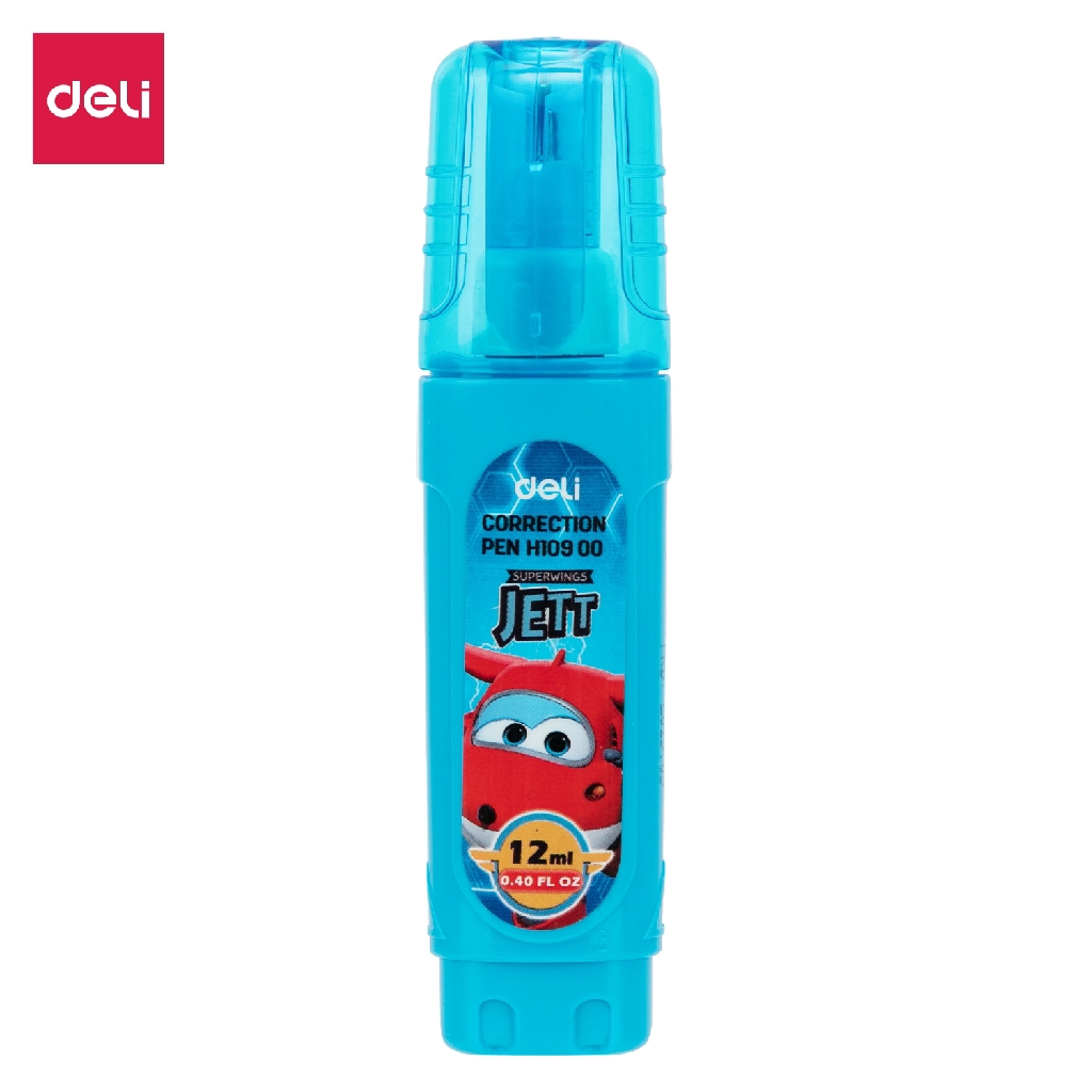 

Deli 12/15ml Super Wings Tip X Koreksi Pulpen Cair Cepat Kering Tutup dengan Klip (Campuran) EH10900