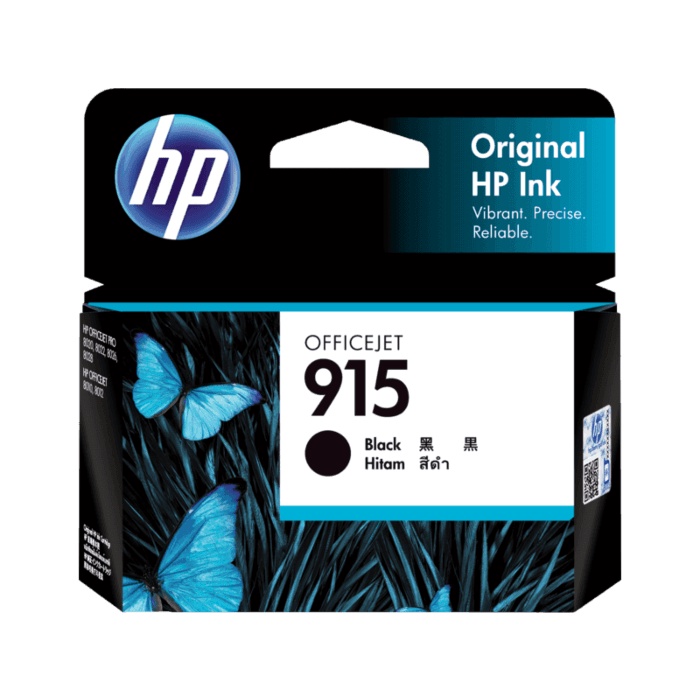 Tinta HP 915 Black Original Cartridge - 3YM18AA