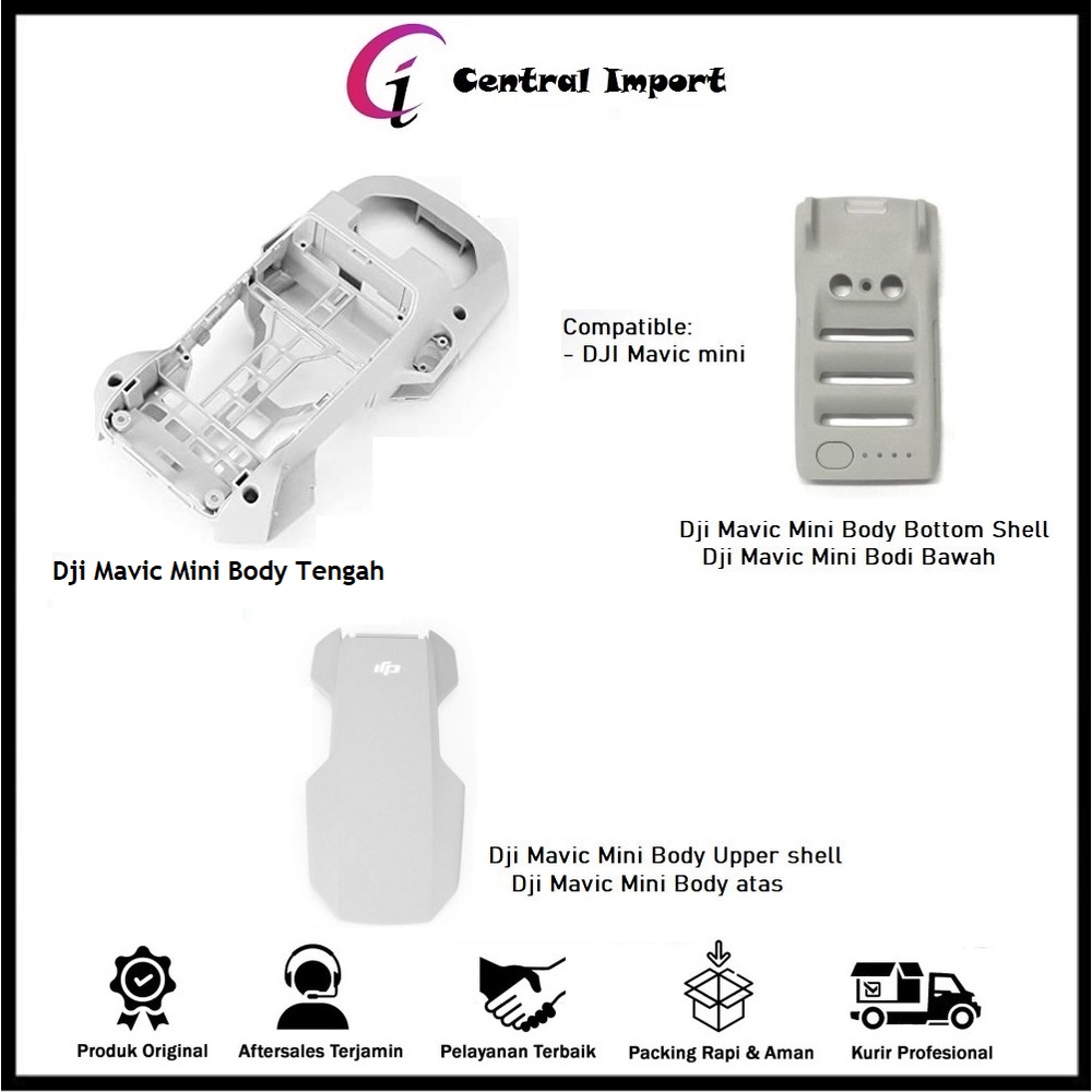Dji Mavic Mini Body Atas - Dji Mavic Mini Body Tengah - Dji Mavic Mini Body Bawah