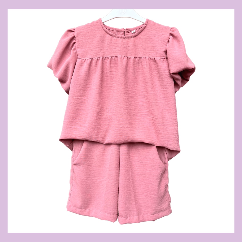 PLAY HOUSE - Baju Setelan Anak Perempuan Model Fashion Korea Anak Cewek Umur 6-15 Tahun