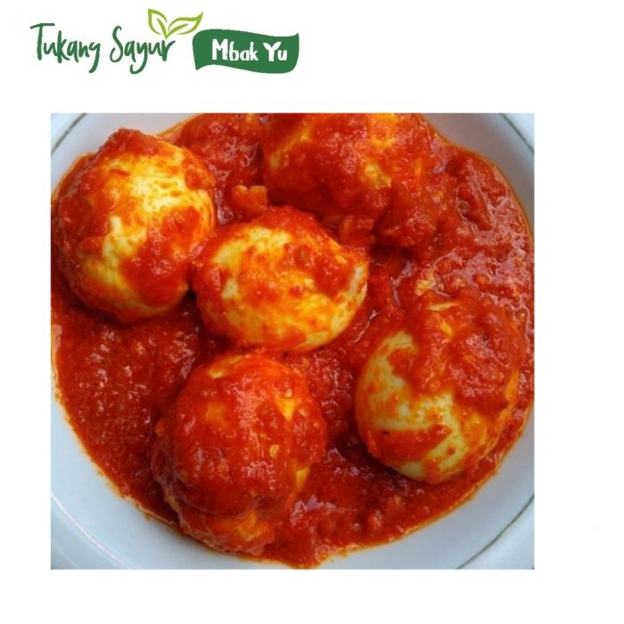 

telur balado mbakyu mateng siap makan isi 4pcs