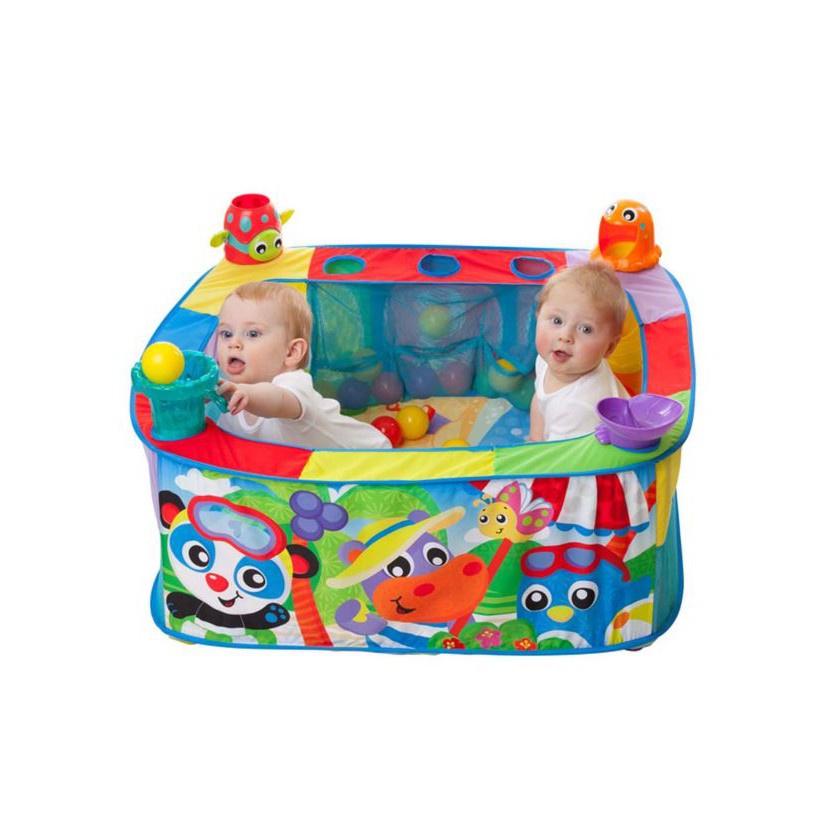 Playgro Baby Pop And Drop Activity Ball Gym - Matras Bermain Anak Bayi Balita 6m+