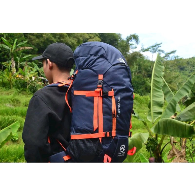 Tas Gunung Tnf elextra 50 liter # Tas Carrier TNF # Tas Hiking # Tas Ransel Gunung TNf 45 liter