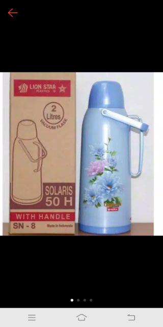 Termos Air Panas Kapasitas 2 Liter Motif Bunga