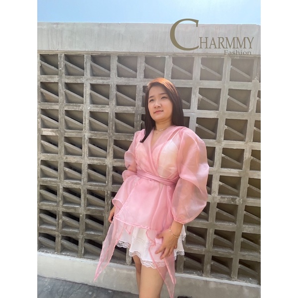 Blazer Organza FairyTale outer pink