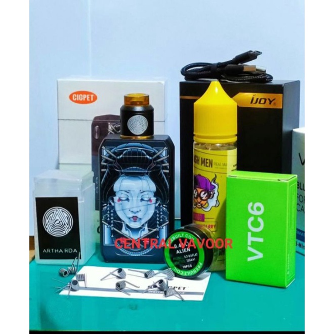 COD Elektronik terbaru TERLARIS ORIGINAL VAVE VAPOOR IJOY  CAPO CIGPETT 126W FULL SETT