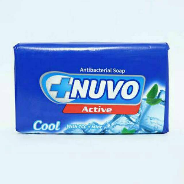 Sabun Batang Nuvo ACTIVE 76 gr Bar Soap SabunMandi Batangan 76gram VARIAN RANDOM