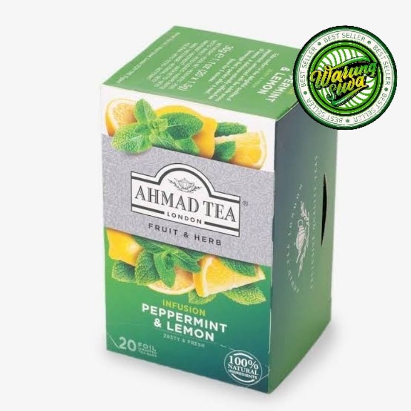 

ahmad tea peppermint dan lemon 20s